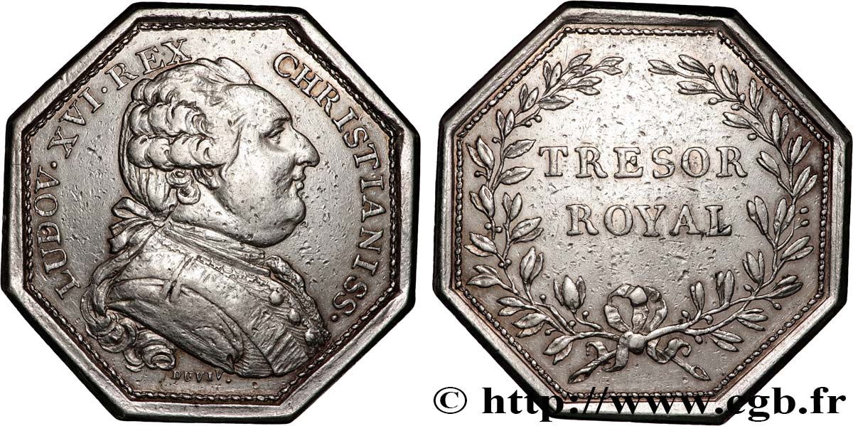 TRÉSOR ROYAL Émission de 1785 XF