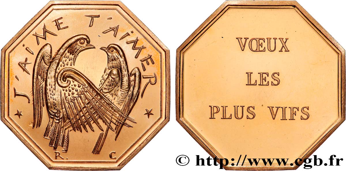 AMOUR ET MARIAGE Jeton de voeux SUP