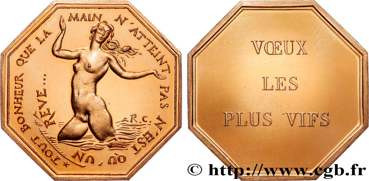 AMOUR ET MARIAGE Jeton de voeux SUP