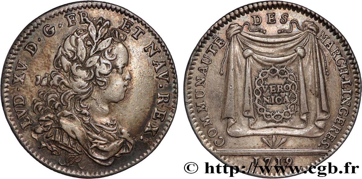 LOUIS XV THE BELOVED Jeton Ar 30, Lingères XF