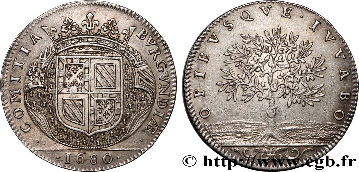 BOURGOGNE (ÉTATS DE ...) Paix de Nimègue TTB