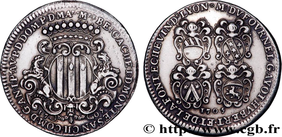 LYONNAIS - CONSULATE OF LYON Benoît Cachet de Montesan XF