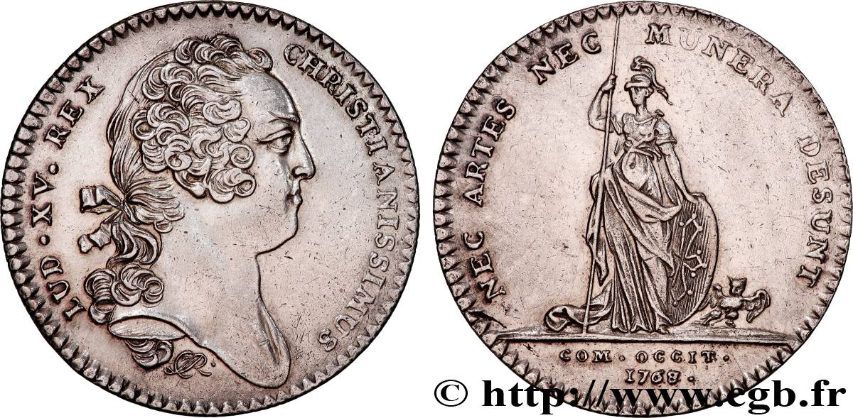 LANGUEDOC (ÉTATS DE ...) Jeton AR 30, modification du coin de 1732 XF