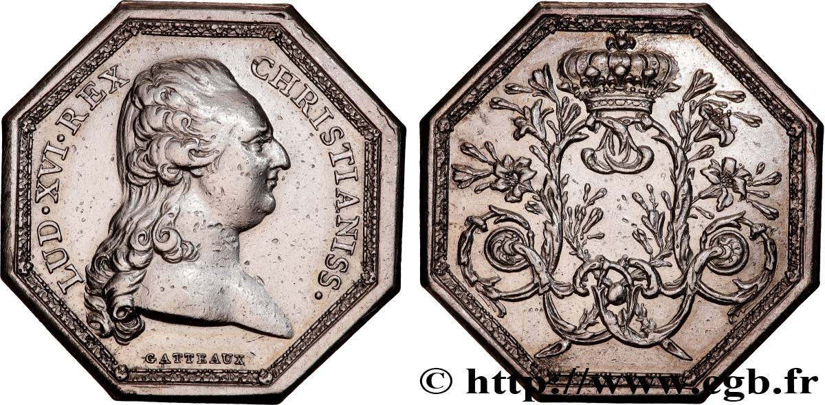 LOUIS XVI Jeton de jeu  Émission de 1784 XF