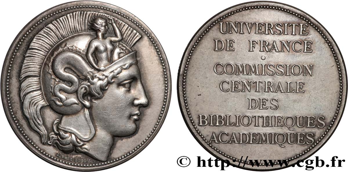 PRIX ET RÉCOMPENSES Médaille, Université de France, commission des livres q.SPL