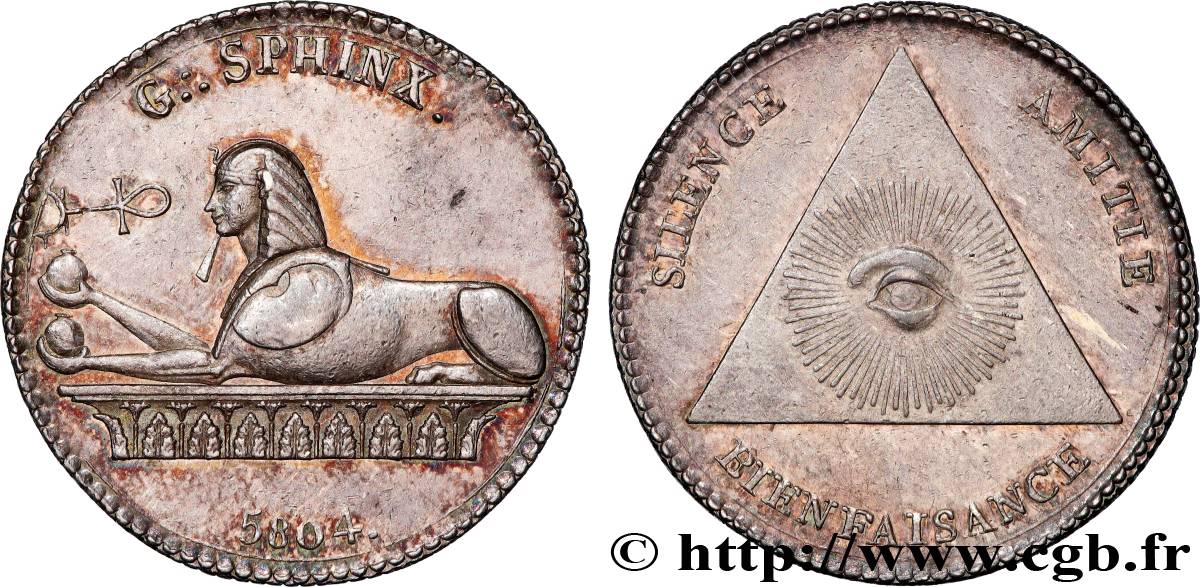 FRANC-MAÇONNERIE - PARIS LOGE LE GRAND SPHINX q.SPL