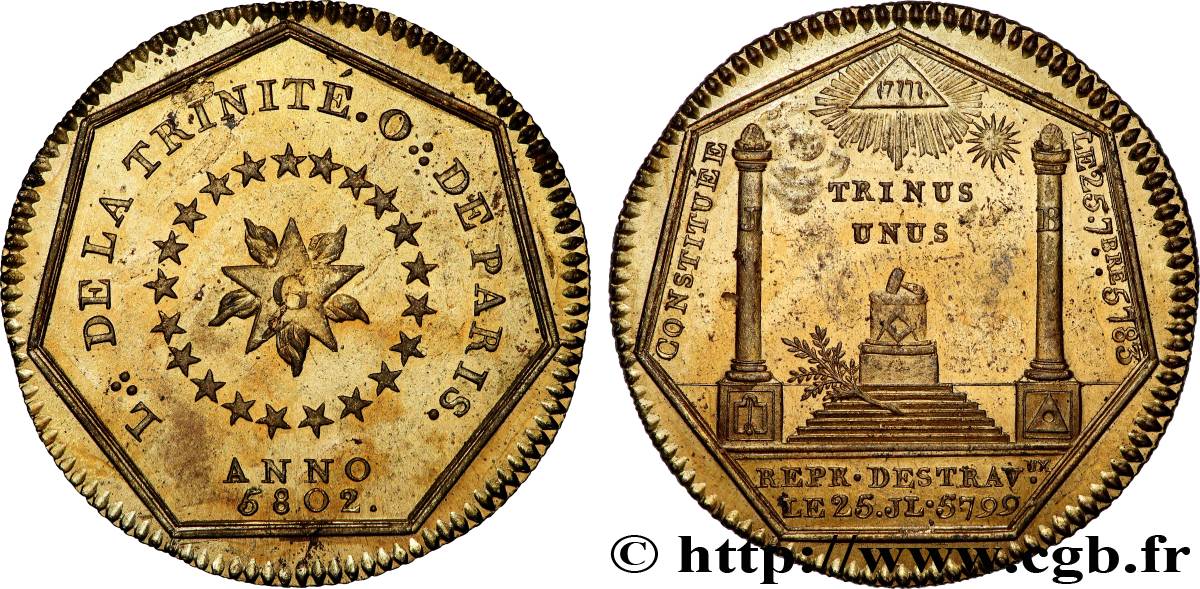 FRANC - MAÇONNERIE LA TRINITE SUP