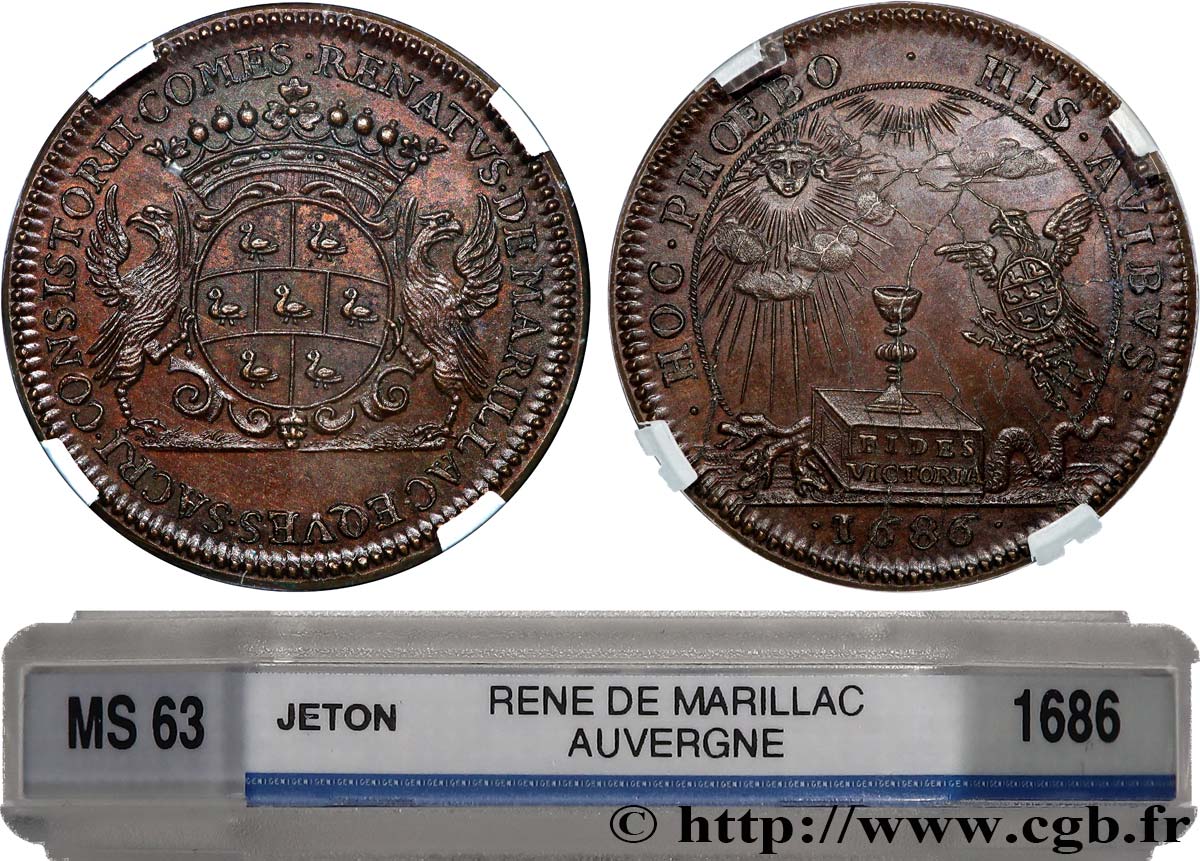 AUVERGNE - NOBLESSE René de Marillac (refrappe) SPL63