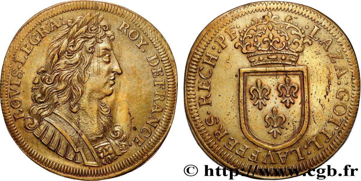 ROUYER - X. JETONS DE NUREMBERG Louis XIV AU