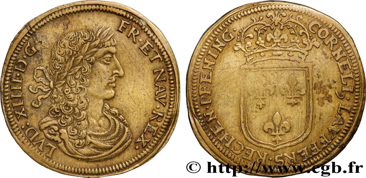 ROUYER - X. JETONS DE NUREMBERG Louis XIV TTB+/TTB