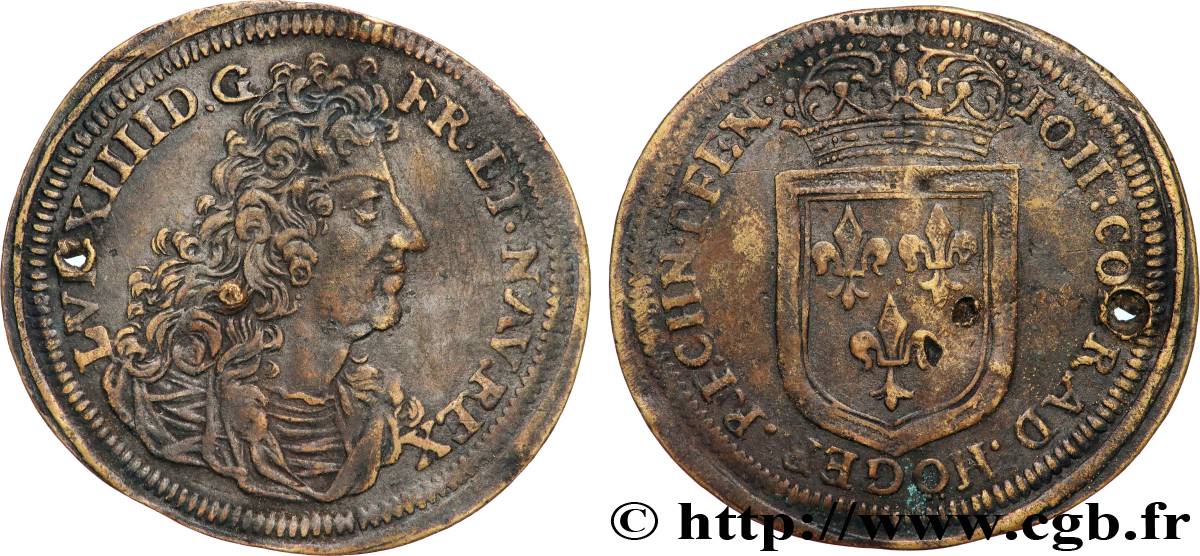 LOUIS XIV LE GRAND ou LE ROI SOLEIL Jean-Conrad Höger TTB