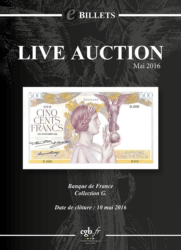 eBillets Live Auction Mai 2016 CORNU Joël, DESSAL Jean-Marc