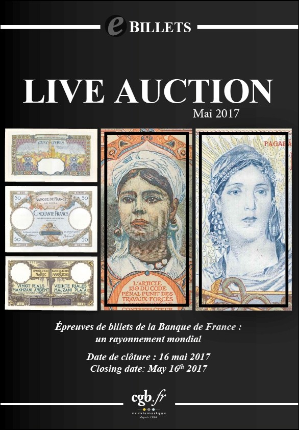 eBillets Live Auction Mai 2017 CORNU Joël, DESSAL Jean-Marc