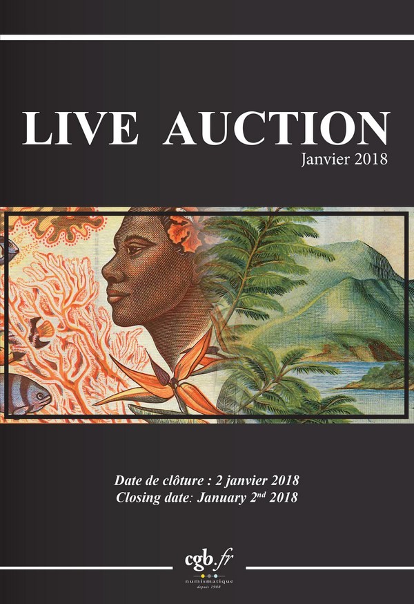 Live Auction Billets Janvier 2018 CORNU Joël, DESSAL Jean-Marc, VANDERVINCK Claire