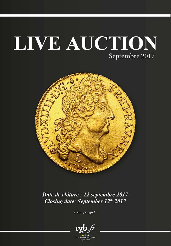 Live Auction - Septembre 2017 CLAIRAND Arnaud, COMPAROT Laurent, CORNU Joël, DESSERTINE Matthieu, PARISOT Nicolas, SCHMITT Laurent, VOITEL Laurent