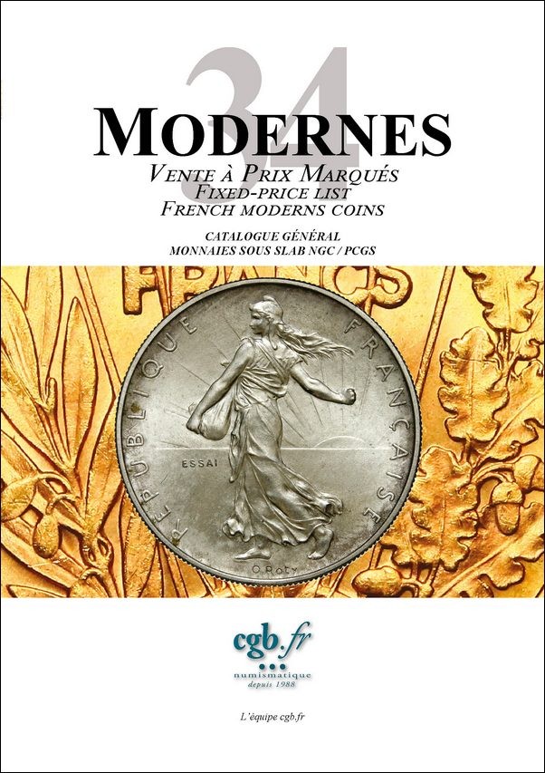 Modernes 34 - Catalogue Général - monnaies sous Slab NGC/PCGS CORNU Joël, VOITEL Laurent