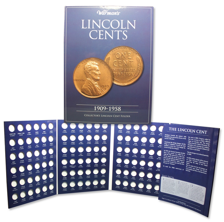 Album carton - Collector  Lincoln Cents 1909 - 1958  KRAUSE