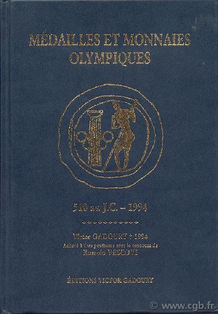 Médailles et monnaies olympiques GADOURY Victor, VESCOVI Romolo