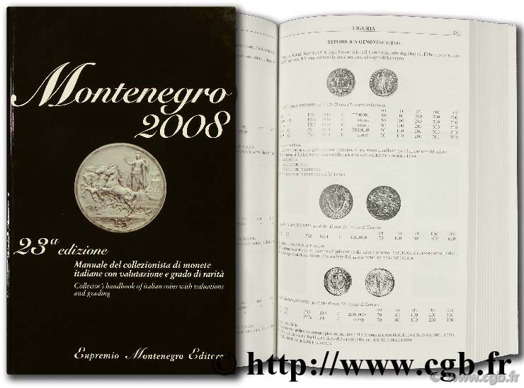 Montenegro 2008, Manuale del collezionista di monete italiane con valutazione e gradi di rarità - 23a edizione MONTENEGRO Eupremio