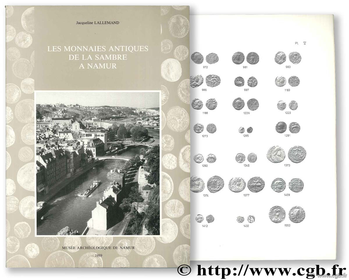 Les monnaies antiques de la Sambre à Namur LALLEMAND J.