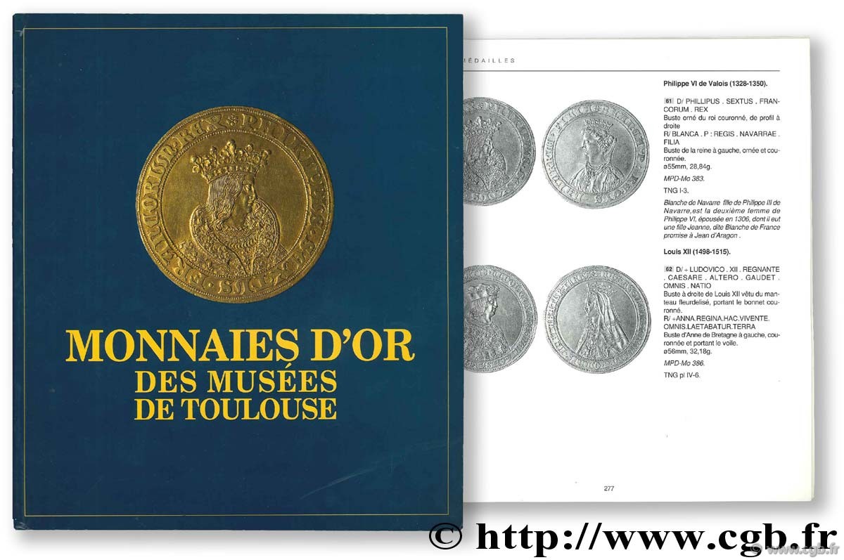 Monnaies d or des musées de Toulouse Collectif
