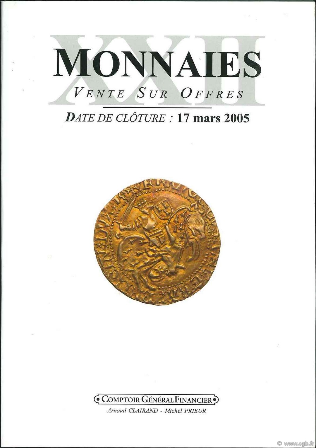 Monnaies XXII spécial Féodales CLAIRAND A., PRIEUR M.