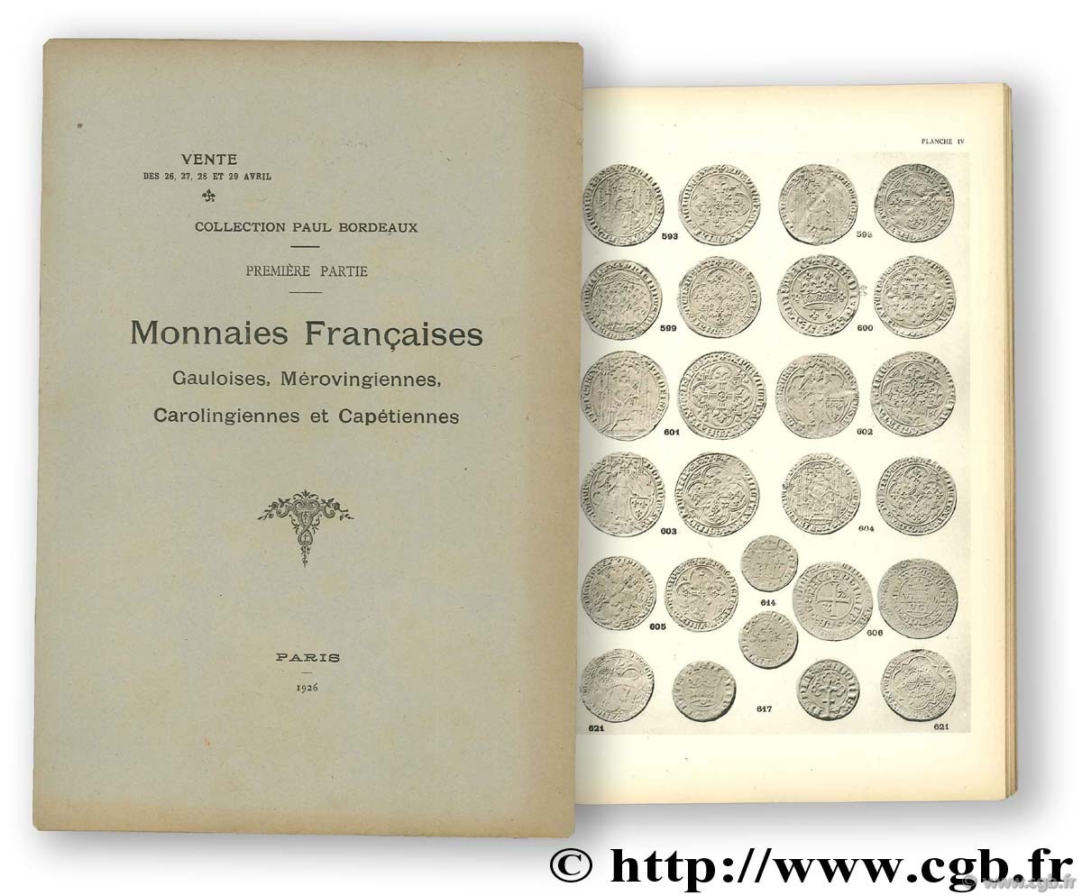 Collection Paul Bordeaux. Monnaies Françaises MARLIO M.,  FEUARDENT Mrs.