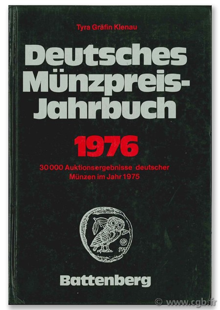 Deutsches Münzpreis-jahrbuch KLENAU T.-G.