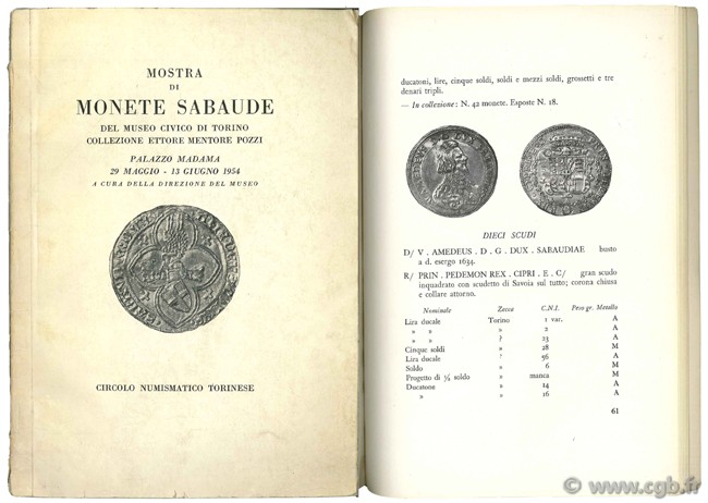 Mostra di monet sabaude 