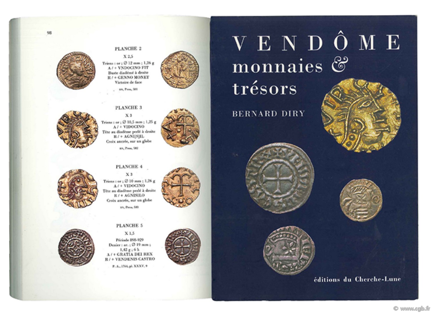 Vendôme, monnaies et trésors DIRY B.