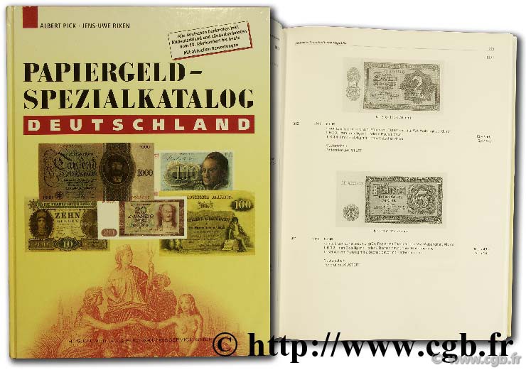 Papiergeld Spezialkatalog Deutschland PICK A., RIXEN J.-U.