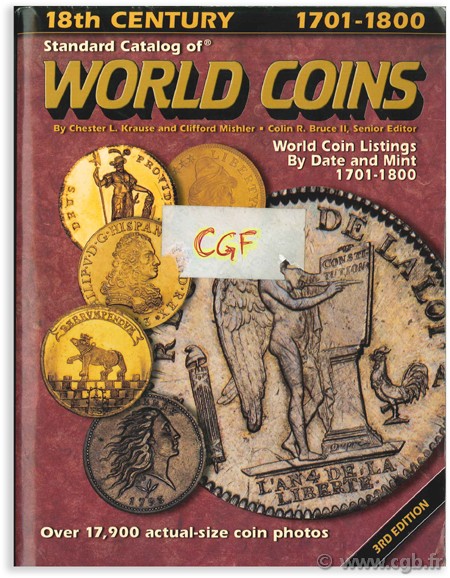 Standard catalog of world coins,1701 - 1800  KRAUSE C.-L., MISHLER C.