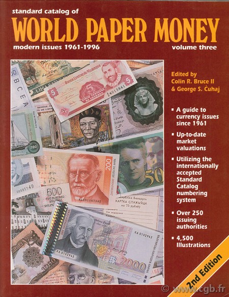 World Paper Money, modern issues 1961 - 1996 CUHAJ G.-S.
