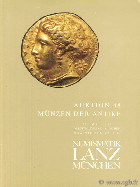 Auktion 48, münzen der antike, Numismatik Lanz München LANZ H.