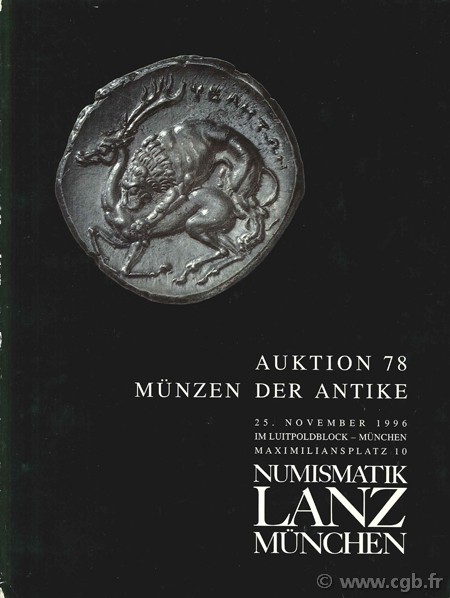 Auktion 78, münzen der antike, Numismatik Lanz München LANZ H.