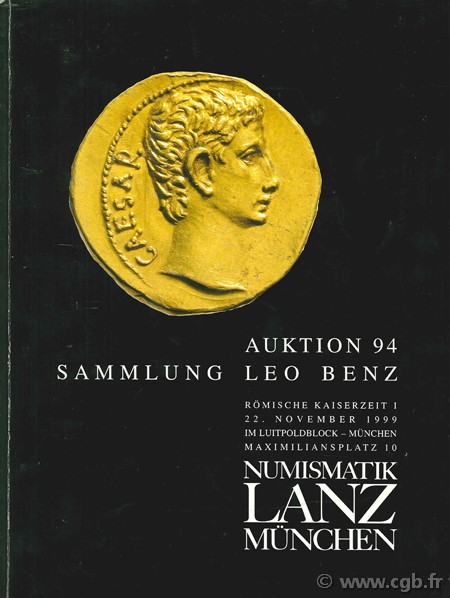 Auktion 94, sammlung Leo Benz, Numismatik Lanz München LANZ H.