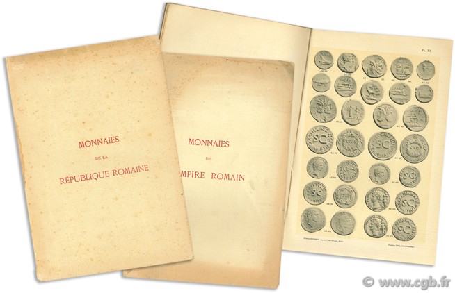 Monnaies de la République romaine, monnaies de l Empire Romain BOURGEY É.
