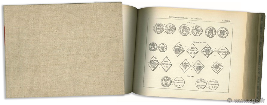 Catalogue Descriptif des Monnaies Obsidoniales de Nécessité (les planches seules) MAILLET P. 