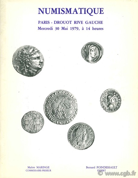 Monnaies antiques et modernes - monnaies grecques, importante collection de monnaies de la république romaine, monnaies françaises, lots divers POINDESSAULT B.