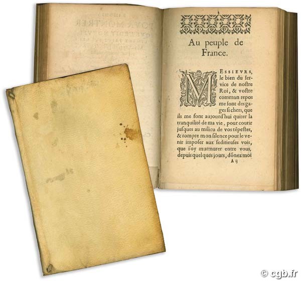Recueil de textes et ordonnances de 1609 à 1627 