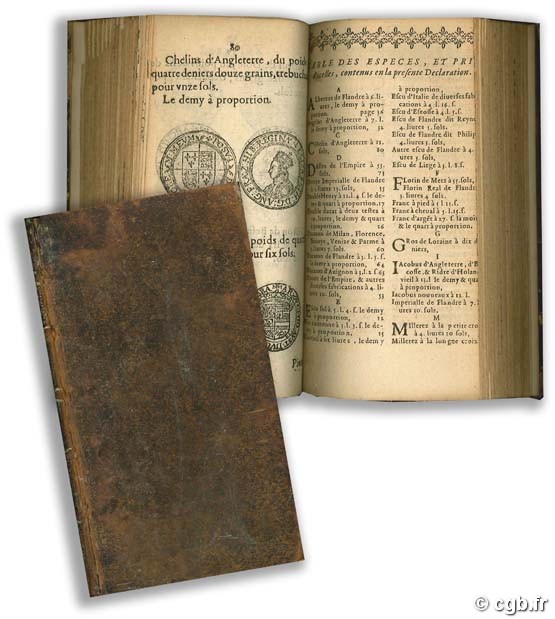 Ordonnances des Monnaies. Recueil de textes entre 1554 et 1654 