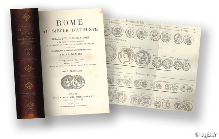 Rome au siècle d Auguste. tome 3. 5ème édition Ch. DEZOBRY