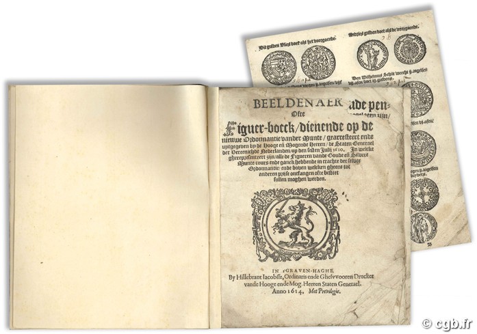 Beeldenaer ofte Figuer-Boek, dienende op de nieuwe Ordonnantie vander Munte Julii 1610(...) S.n