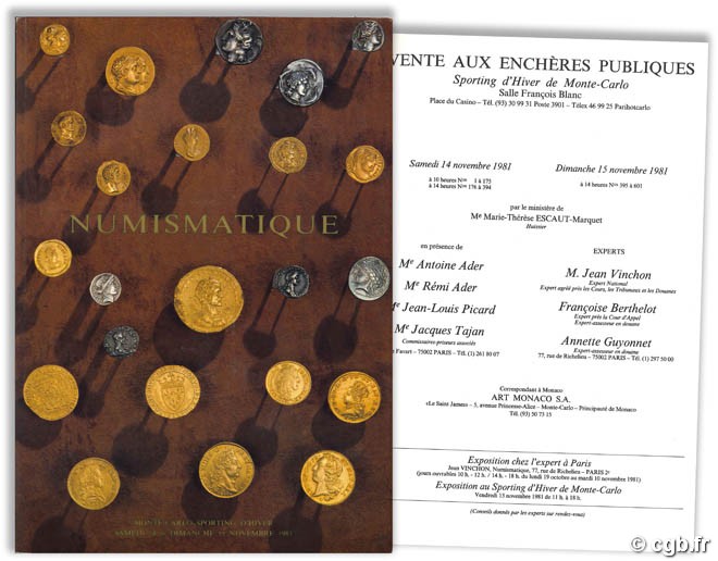 Numismatique, Monnaies de Collection, Médailles VINCHON J.