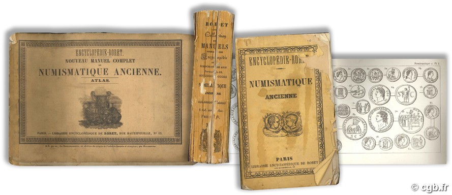 Manuels Roret : nouveau manuel complet de numismatique ancienne - ouvrage accompagné d un atlas BARTHELEMY J. B. A. A