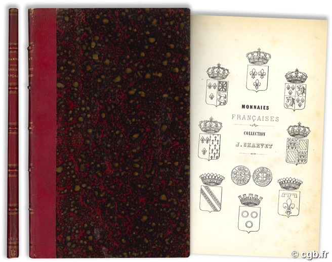 Description de monnaies françaises royales et féodales - collection J.Charvet CHARVET J