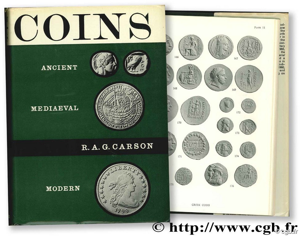 Coins, ancient, medieval and modern CARSON R.-A.-G.