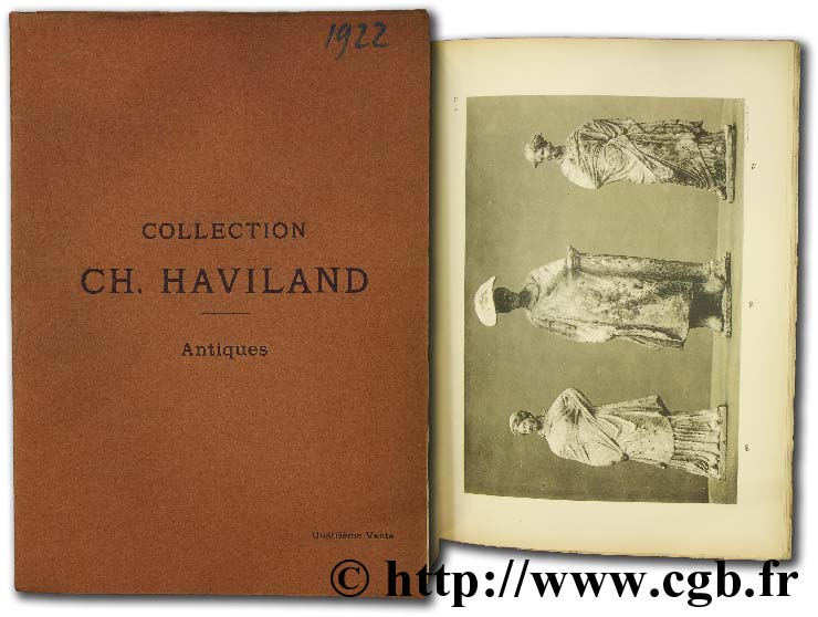 Objets d art antique égyptiens, grecs & romains. Collection Ch. Haviland 