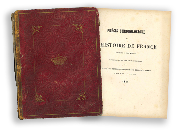 Précis chronologique de l Histoire de France pour servir de texte explicatif aux planches gravées sur acier par le procédé Collas TOUSSENEL T.