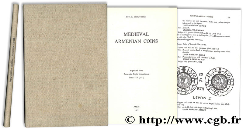 Medieval Armenian Coins BEDOUKIAN P.-Z.